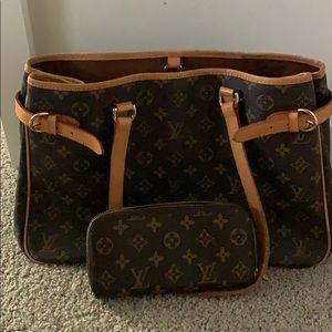 Louis vuitton monogram batignolle and wallet
